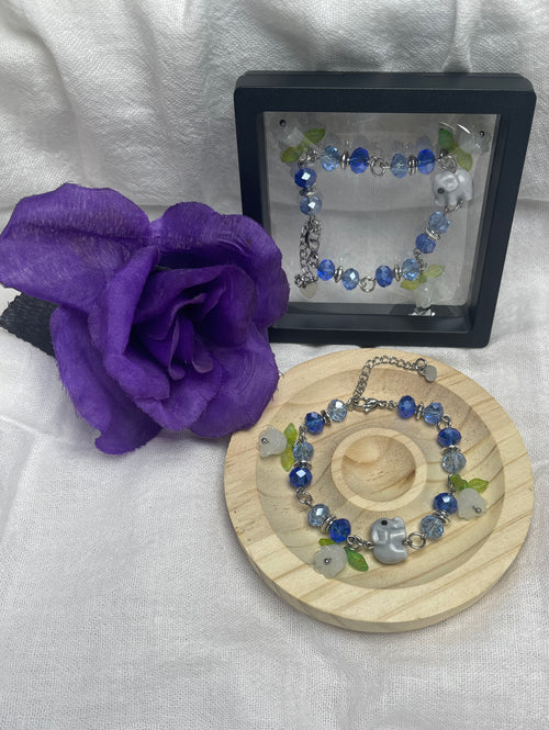 Blue Elephant fairy bracelet
