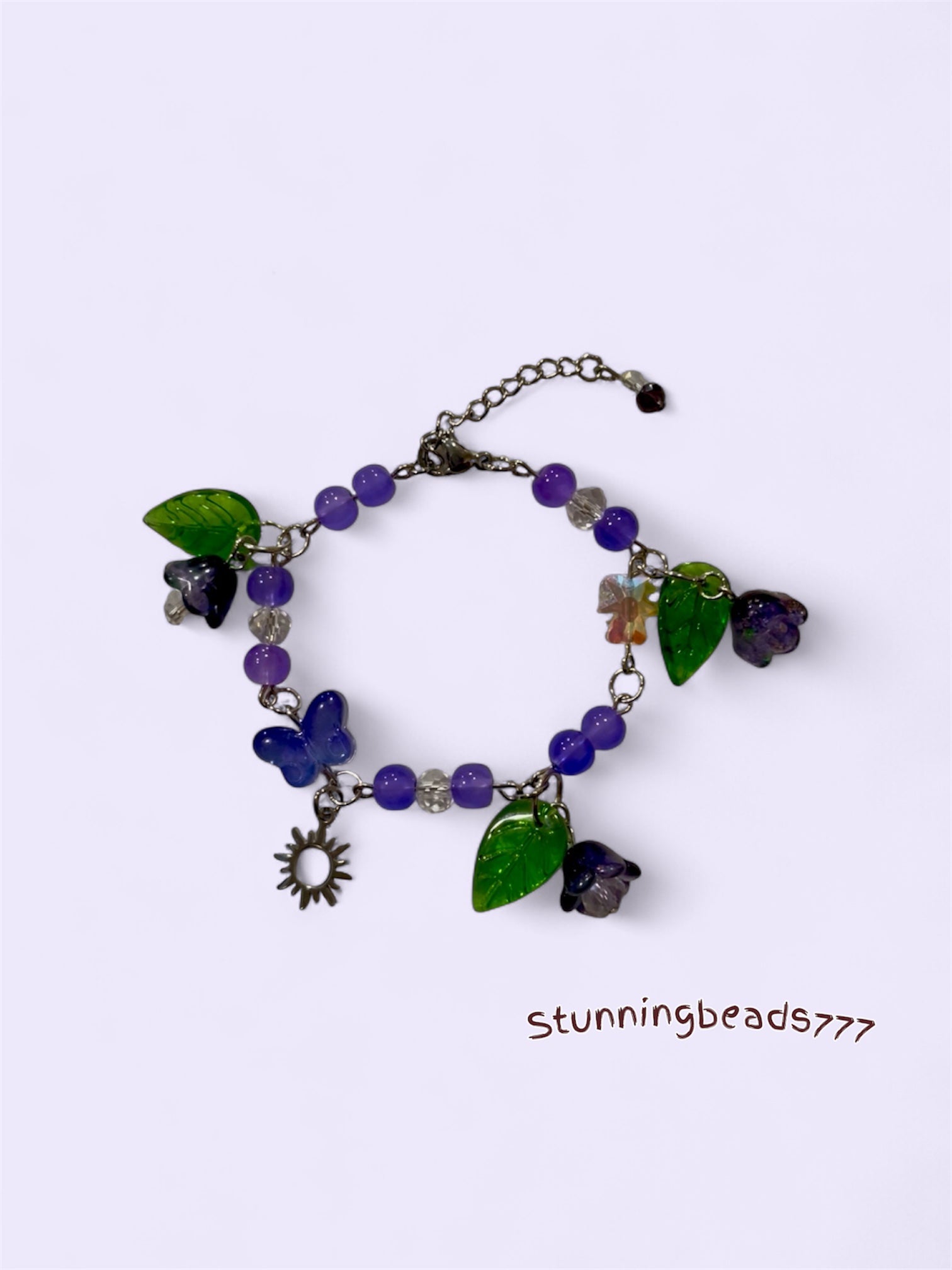 Midnight Garden Charm Bracelet